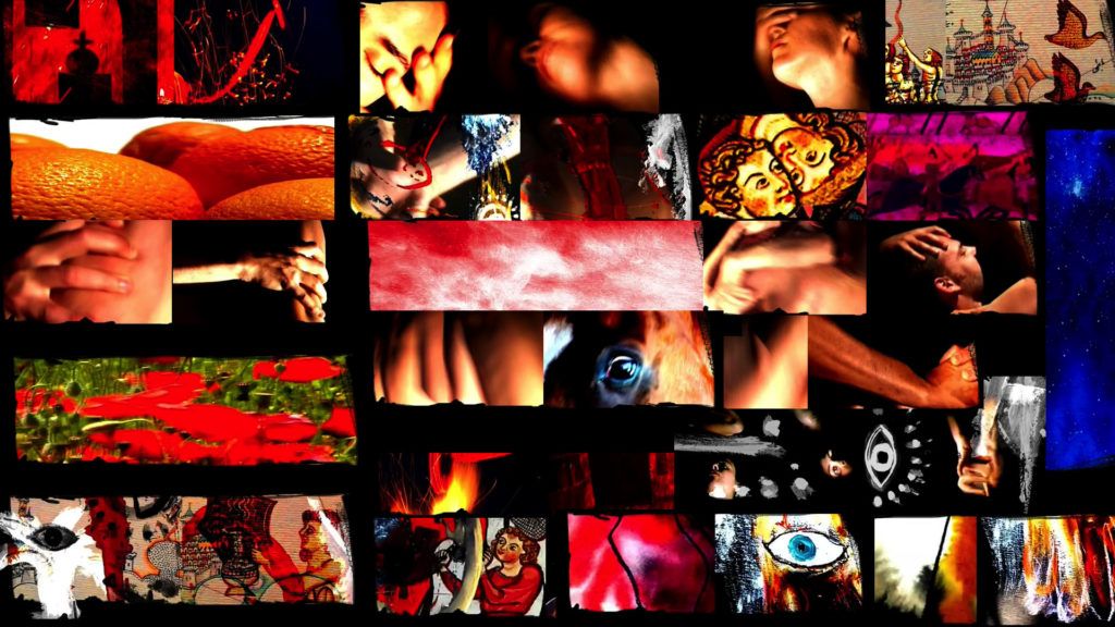 Collage di foto di scena per Stupor mundi