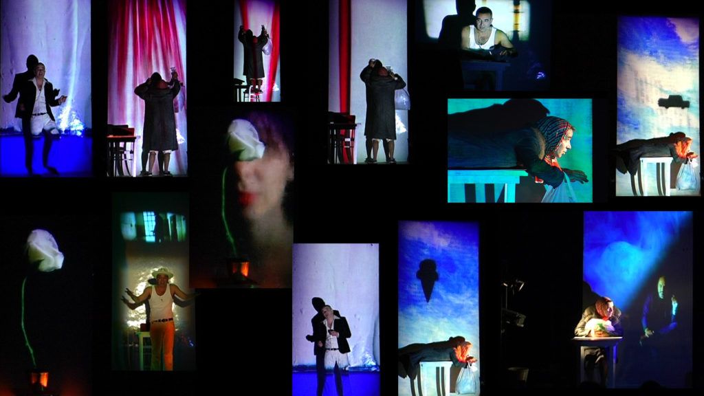 Collage di foto di scena per Avevo bisogno di dire