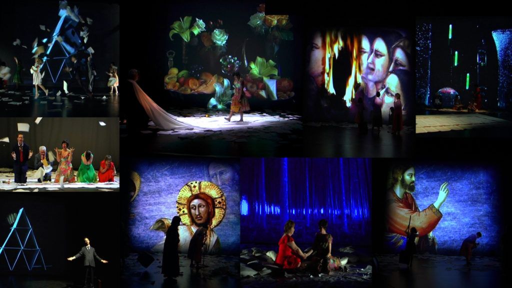 Collage di foto di scena per Deboli e storti