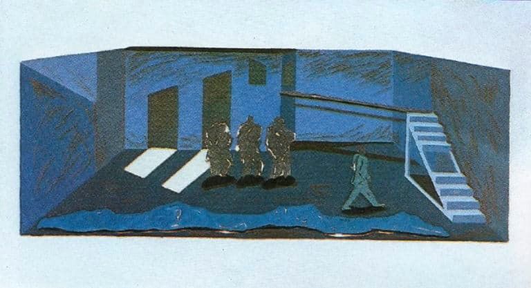 Bozzetto per Cuori strappati, 1983