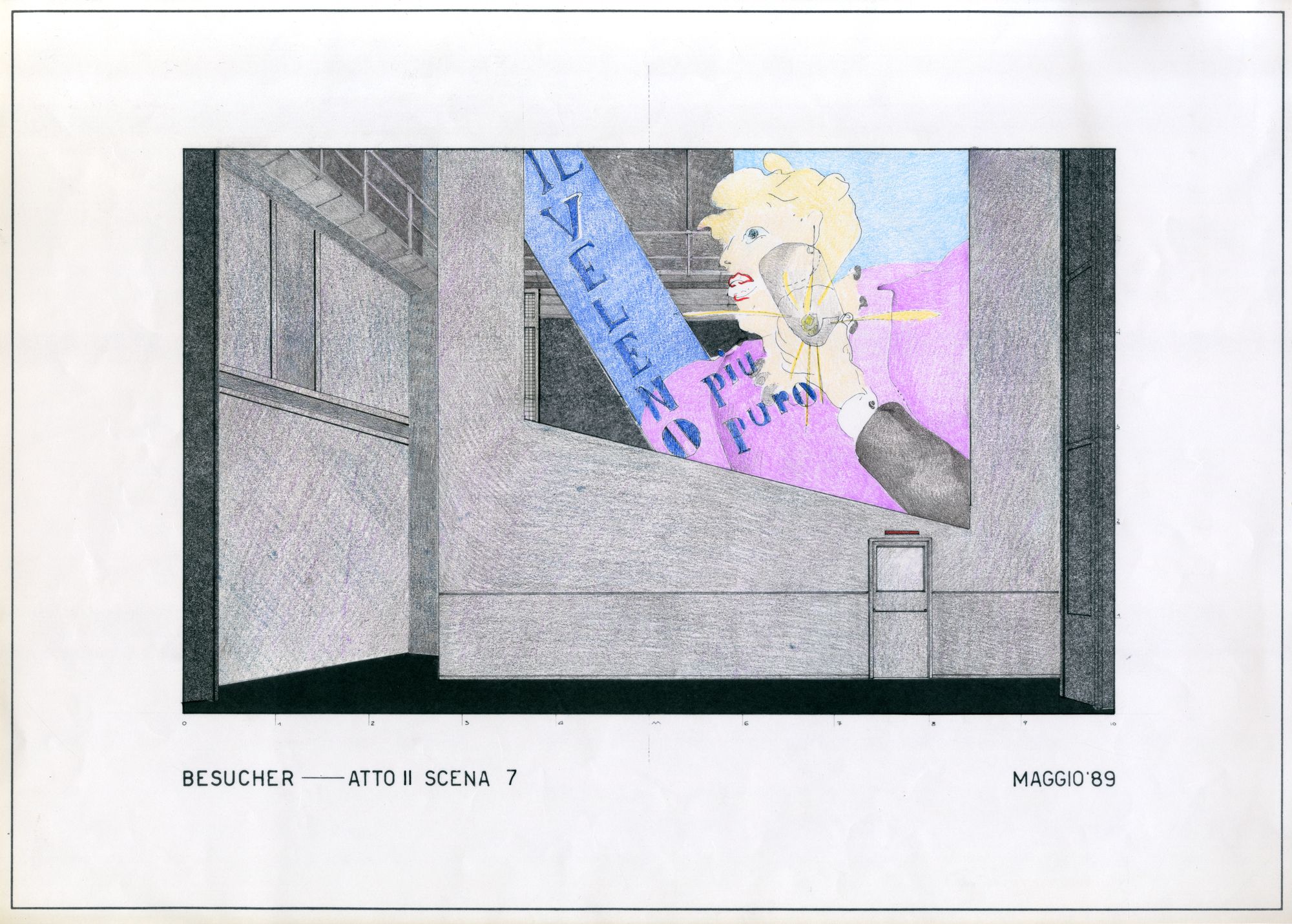 Bozzetto di Besucher 1989