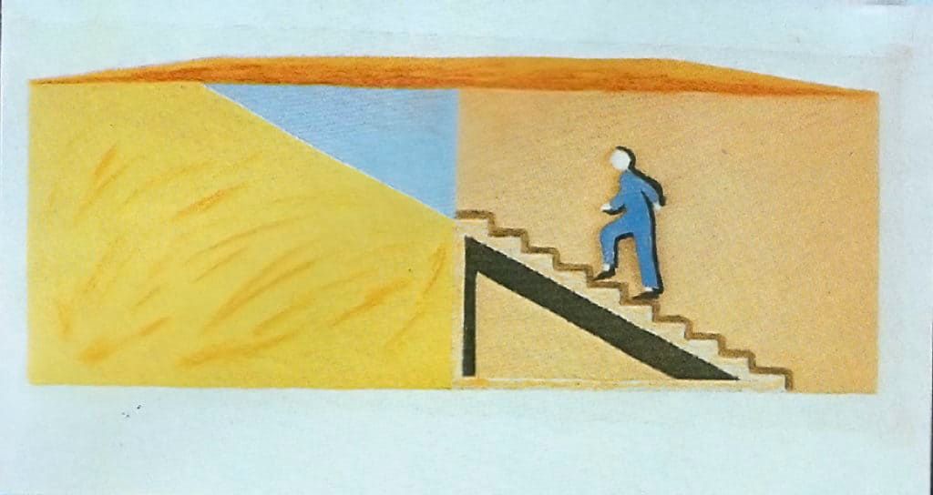 Bozzetto per Cuori strappati, 1983