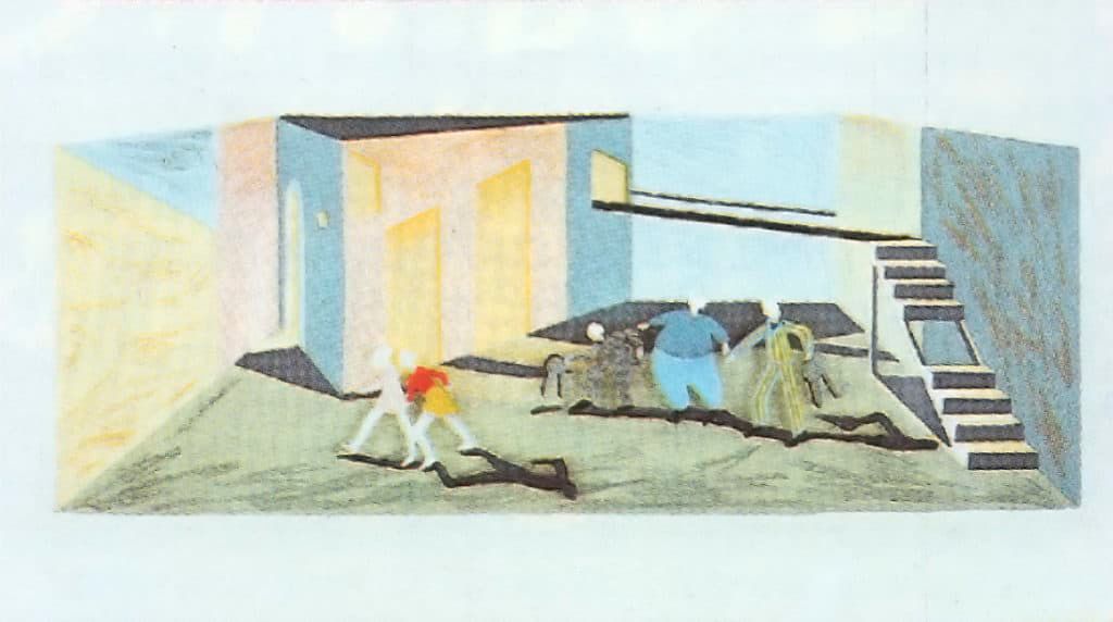 Bozzetto per Cuori strappati, 1983