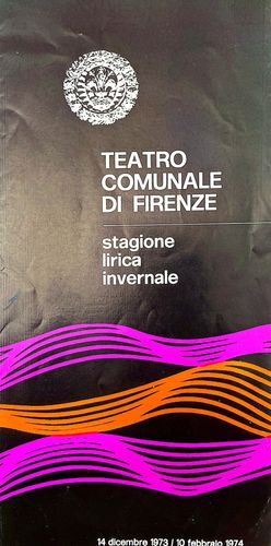 Locandina del balletto Coppélia, Teatro Comunale di Firenze, 1973-1974