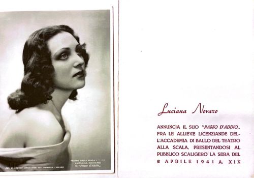 Annuncio Passo d’addio, 2 aprile 1941