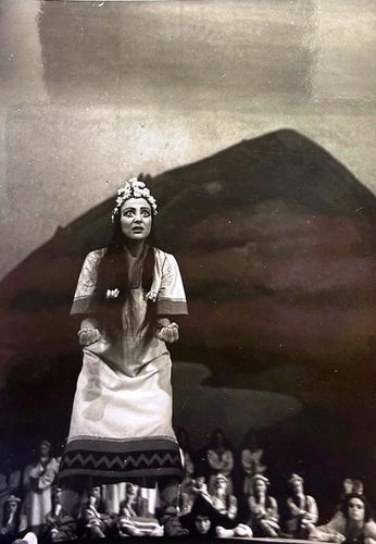 Foto di scena del balletto La Sagra della primavera, Teatro alla Scala, 1948