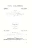 Programma di sala di  Scene di balletto, Mavra e La Sagra della primavera, Teatro alla Scala, 1954-55